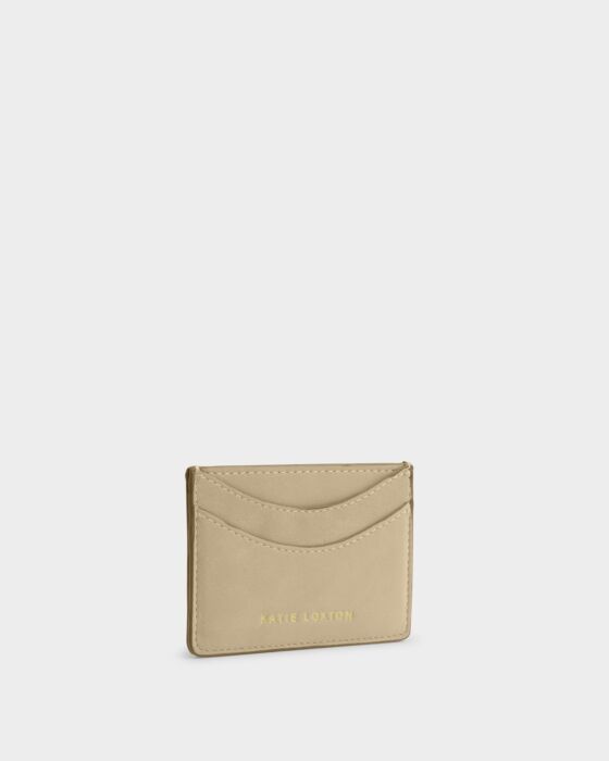 Katie Loxton Alba Cardholder - Desert Sand Suedette