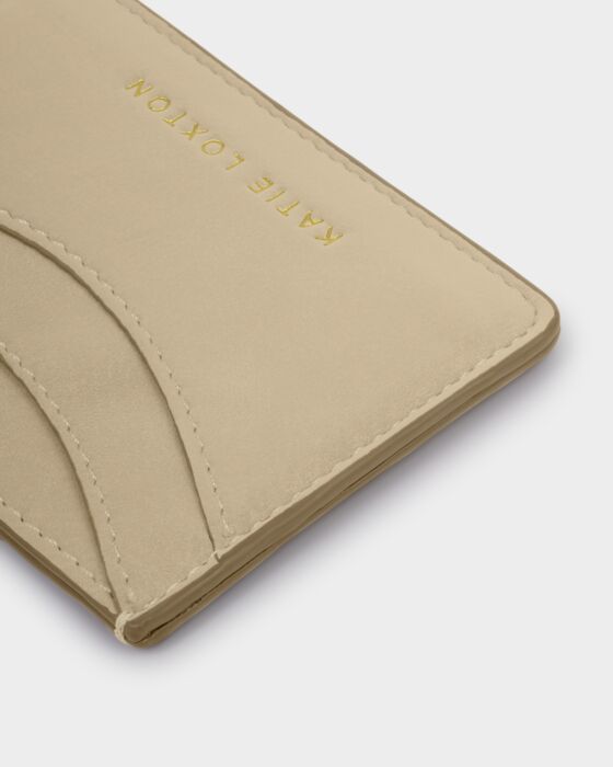 Katie Loxton Alba Cardholder - Desert Sand Suedette