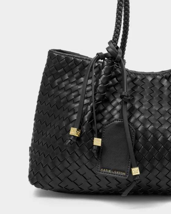 Katie Loxton Nova Shoulder Tote Bag Black