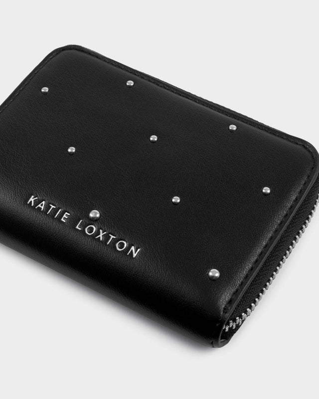 Katie Loxton Klara Concertina Cardholder - Black Studded