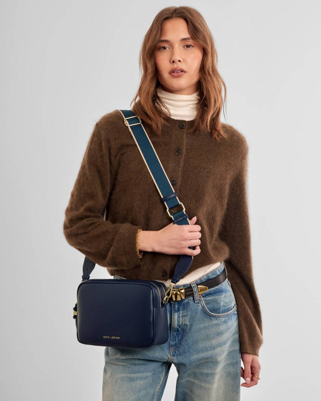 Katie Loxton Lottie Large Crossbody - Navy