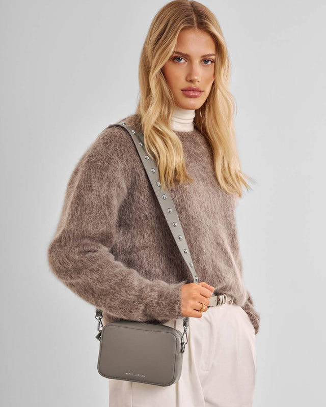 Katie Loxton Avery Small Crossbody Bag - Silver Mink
