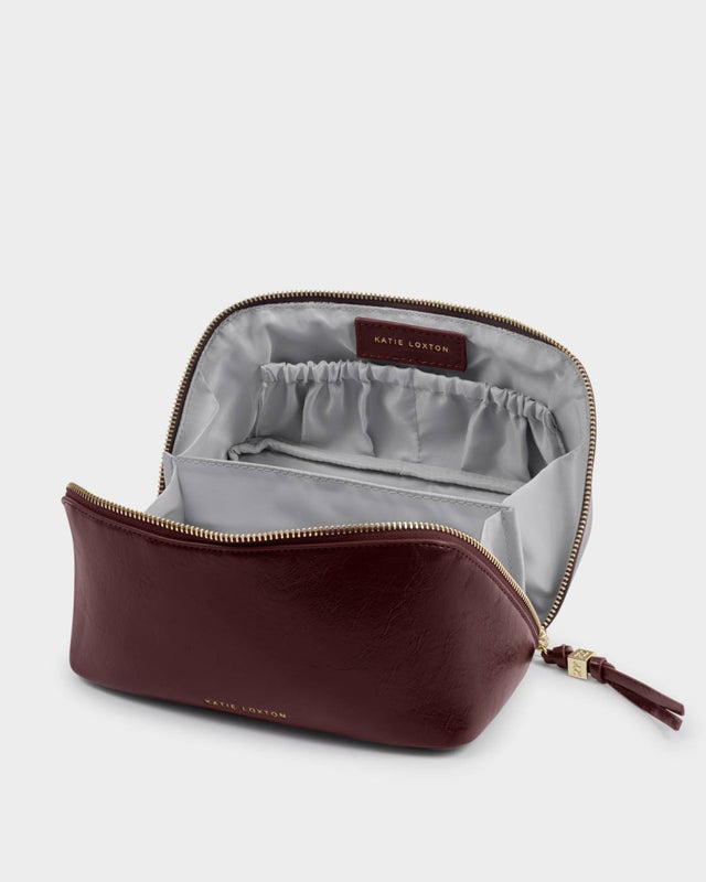 Katie Loxton Soho Medium Make Up / Wash Bag - Cherry