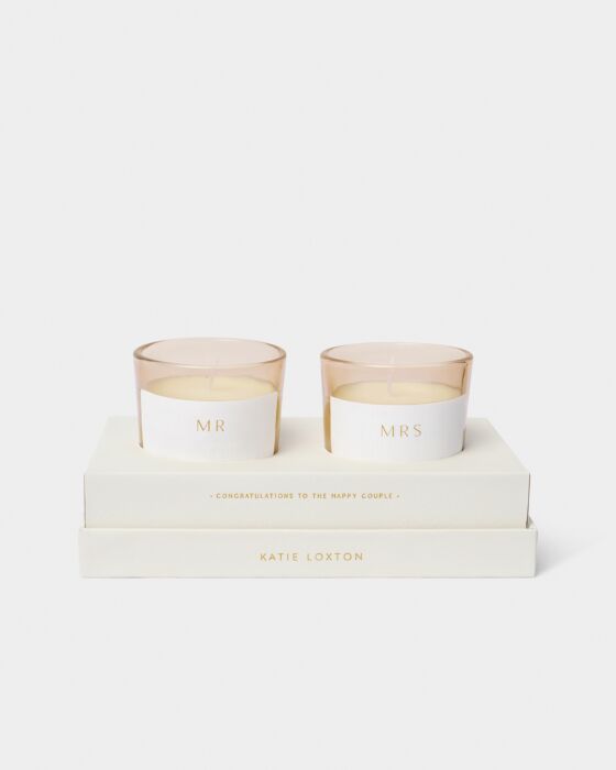 Katie Loxton Mr & Mrs Duo Votive Candles