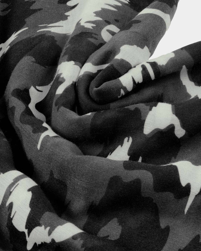 Katie Loxton Brush Stroke Leopard Printed Scarf - Grey and Black