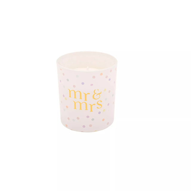 Confetti - Mr & Mrs Candle