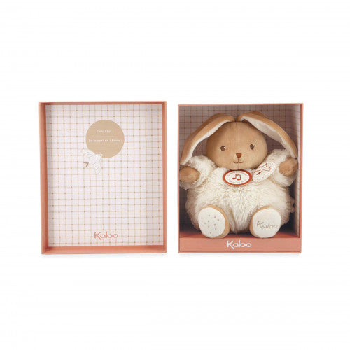 Kaloo Chubby Rabbit Cream 17cm Musical