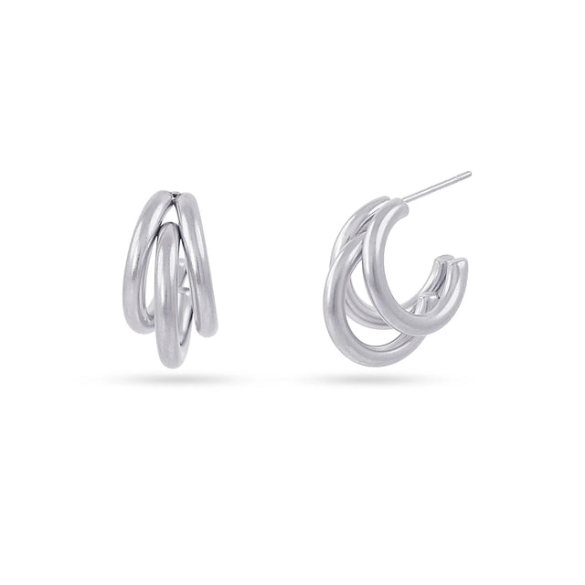 Essentials Glide Earrings - Silver
