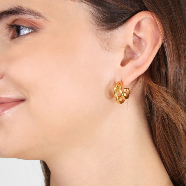 Essentials Glide Earrings - Gold