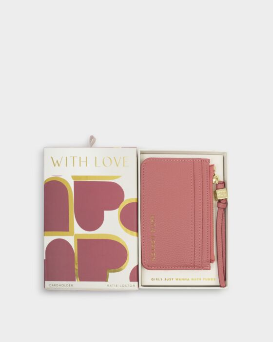 Katie Loxton Gift Boxed Coin & Cardholder - Raspberry Pink