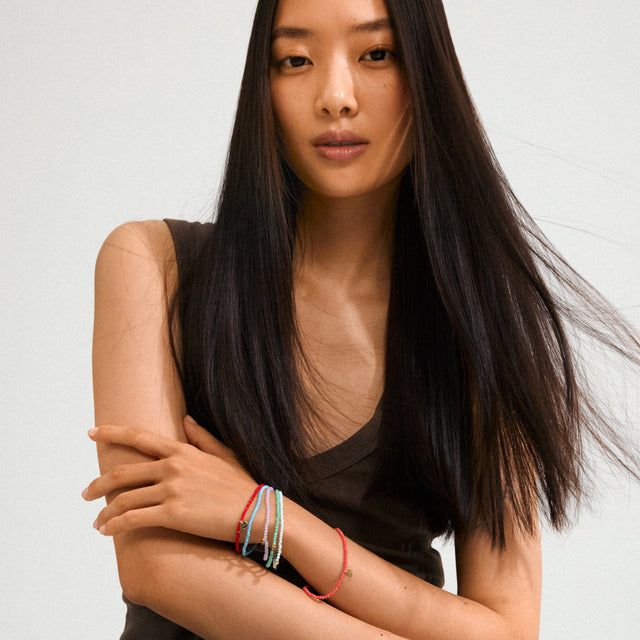 Pilgrim Peach/Orange Indie Bracelet