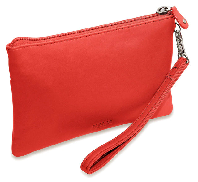 Saddler Scarlett Wristlet Clutch - Orange