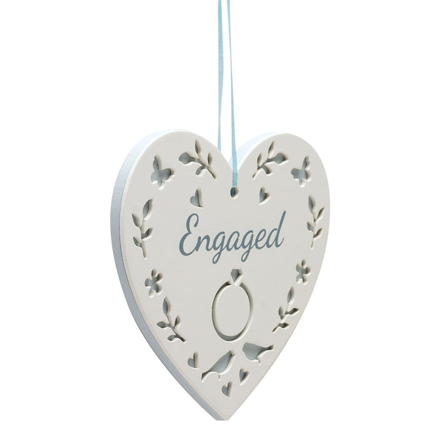Hanging Heart - Engaged