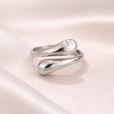 Teardrop Ring - Silver