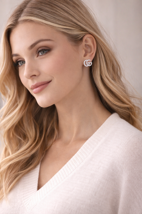GG Earrings - Silver