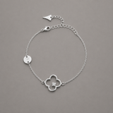 Miss Dee Silver Clover Bracelet