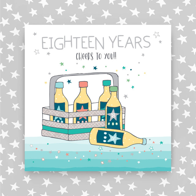 18 Years Greetings Card