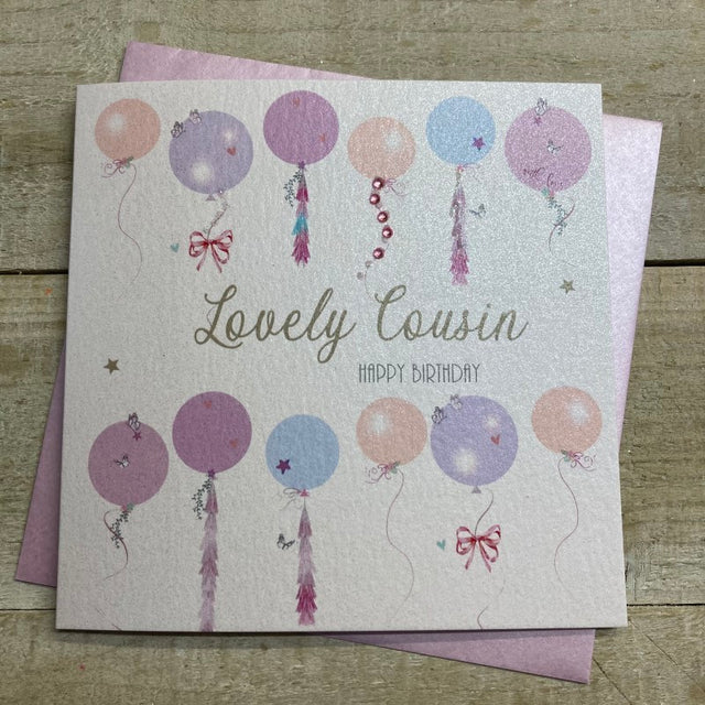 Lovely Cousin Birthday Card