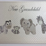 New Grandchild Boasting Book - Silver Toys