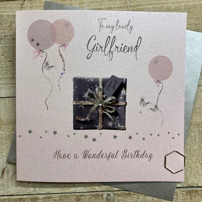 Girlfriend Pressie Birthday Card