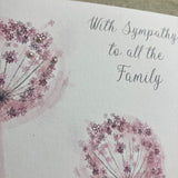 WC Sympathy To All The Family Card