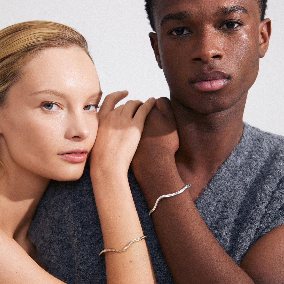 Pilgrim True Wavy Bangle - Gold