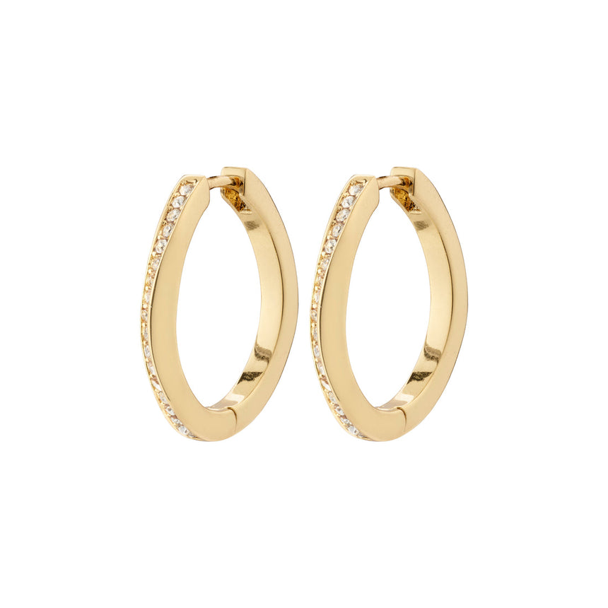 Pilgrim True Hoop Earrings Gold