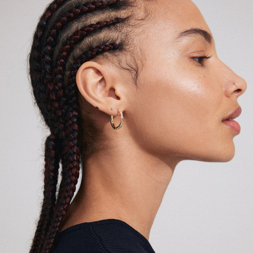 Pilgrim True Hoop Earrings Gold