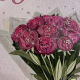 60th Bouquet Birthday Card
