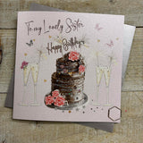 Lovely Sister Birthday Card
