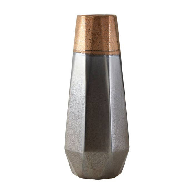 Jet Metallic Vase Small