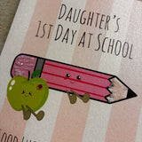 Daughter's 1st Day At School