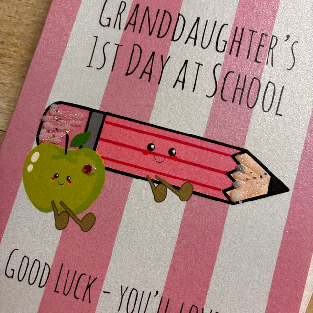 Granddaughter's 1st Day At School