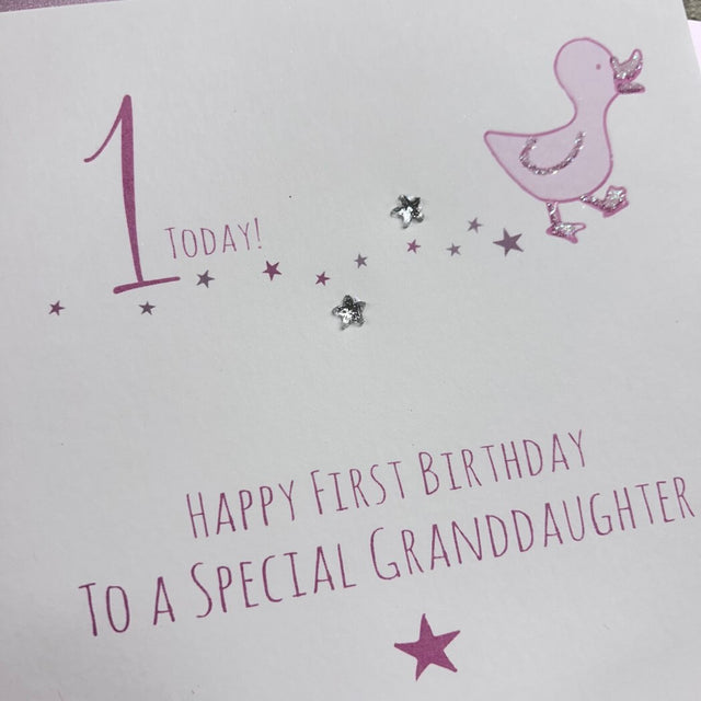 Granddaughter One Today Birthday Card