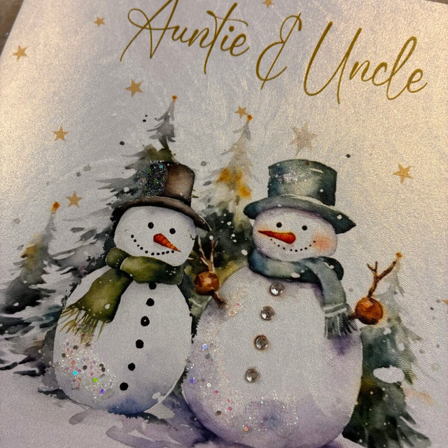 Auntie & Uncle Christmas Card