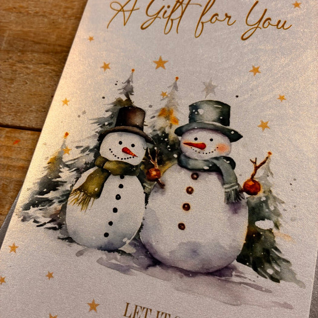 Snowman Christmas Money Wallet