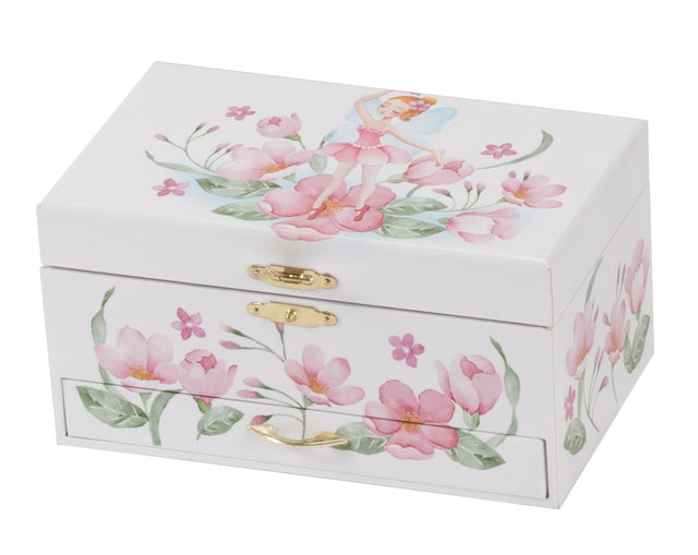 Ballerina Tulip Musical Jewellery Box Large