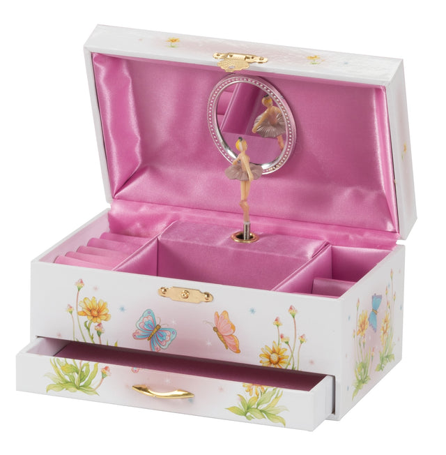 Ballerina Sunflower Musical Jewellery Box Large