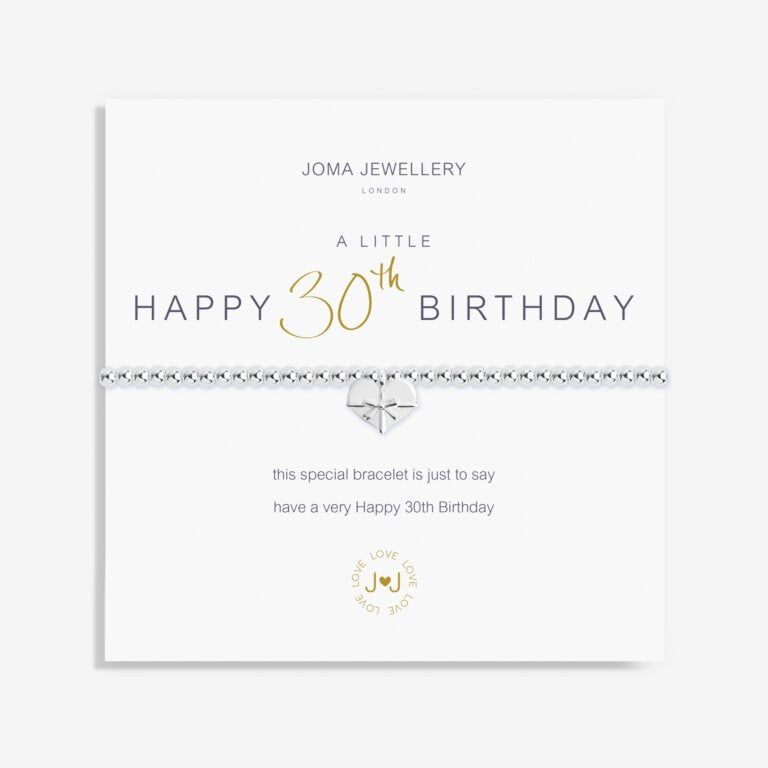 Joma "Happy 30th Birthday" Bracelet