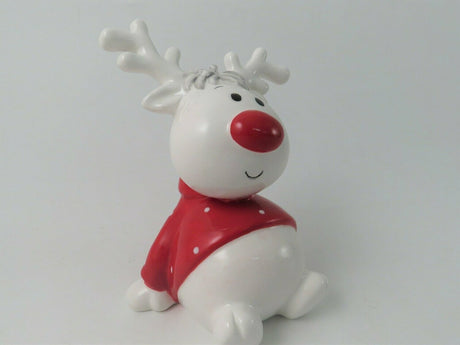 Large Sitting Reindeer