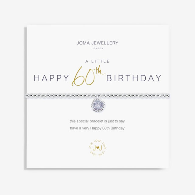 Joma 'Happy 60th Birthday' Bracelet