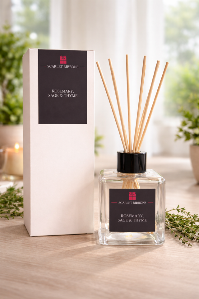 Scarlet Ribbons Reed Diffuser - Rosemary, Sage & Thyme