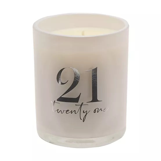 21st Birthday Champagne Candle