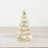 Ribbed Christmas Tree in Gold 23cm