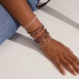 Pilgrim Gold and Red Indie Bracelet