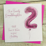 Granddaughter 2nd Birthday Card