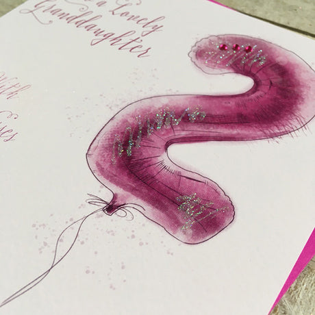 Granddaughter 2nd Birthday Card