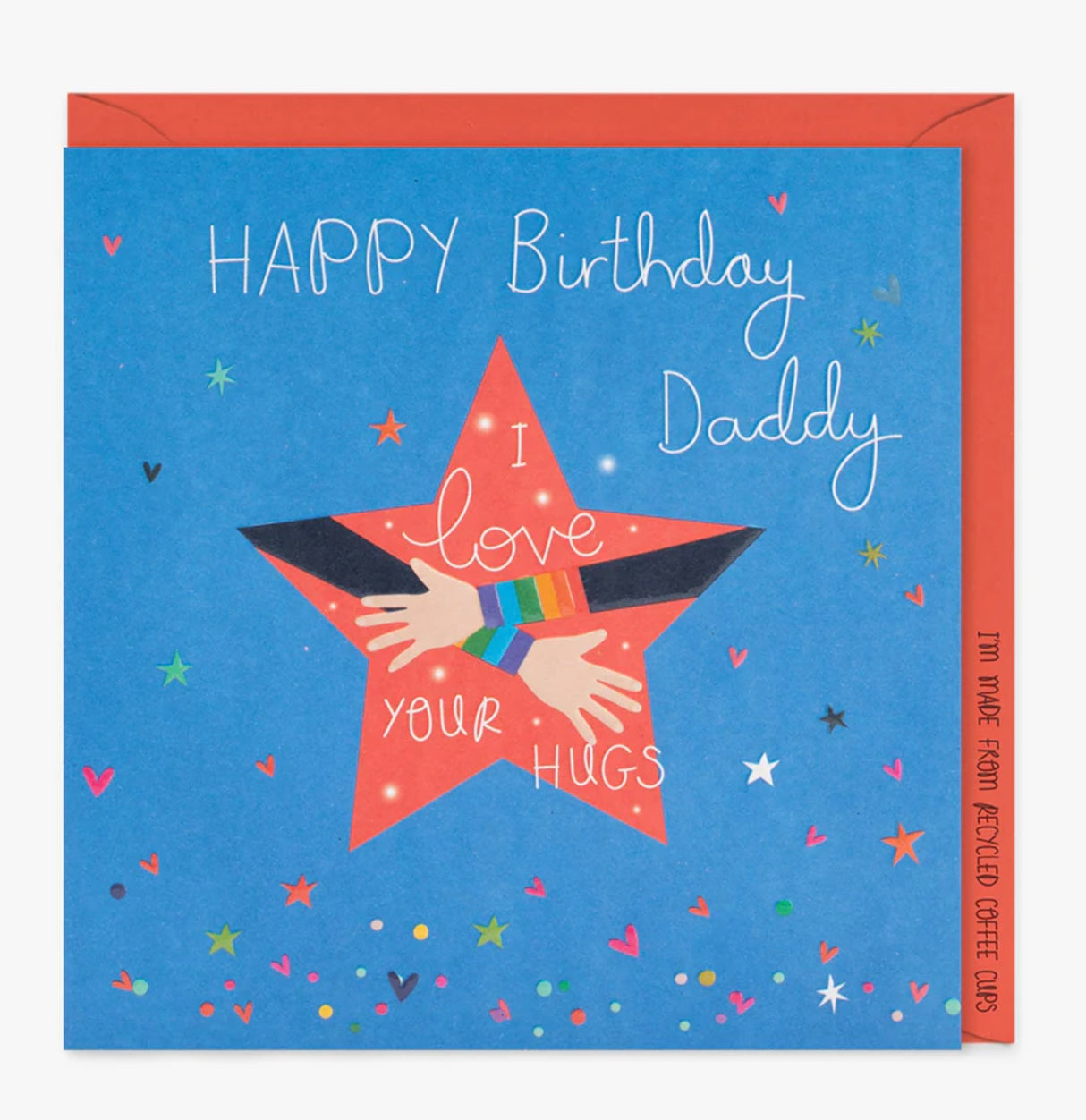 Daddy Birthday Card - Hugs