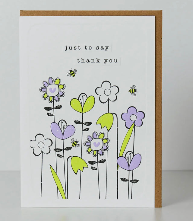 Thank You Card - Flowers