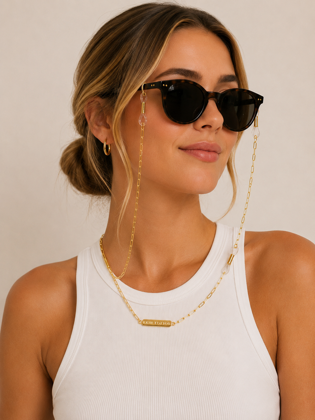Katie Loxton Gold Sunglasses Chain